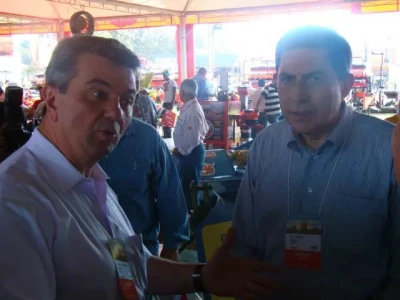 Sr. Walter Baldan Filho em conversa com o Sr. Luiz Carlos Trabuco Cappi - Presidente do Bradesco.