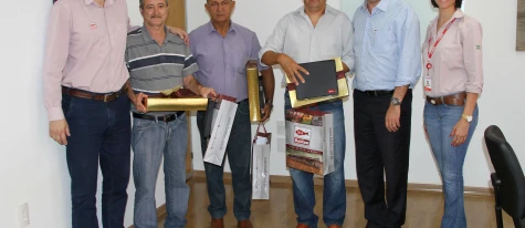 Homenagem aos Srs. Antônio, Cilmar e Bolivar